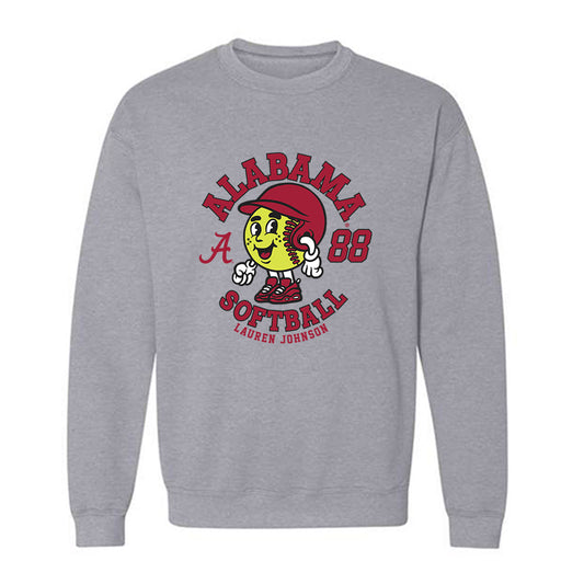 Alabama - NCAA Softball : Lauren Johnson - Fashion Shersey Crewneck Sweatshirt-0