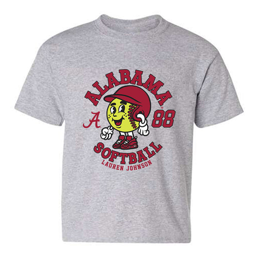 Alabama - NCAA Softball : Lauren Johnson - Fashion Shersey Youth T-Shirt-0