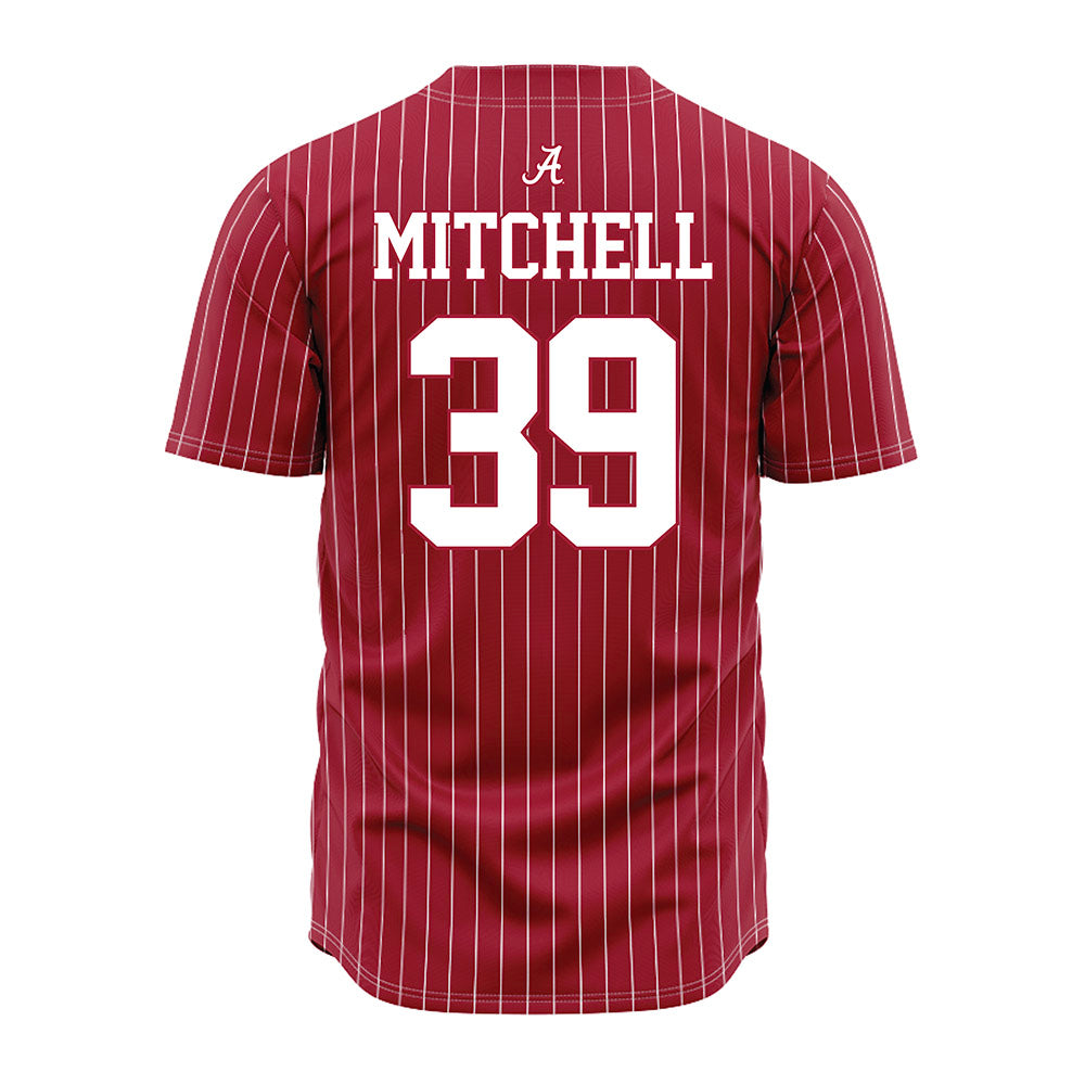 Alabama - NCAA Baseball : Sam Mitchell - Pinstripe Jersey