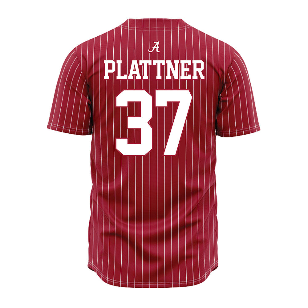 Alabama - NCAA Baseball : Will Plattner - Pinstripe Jersey