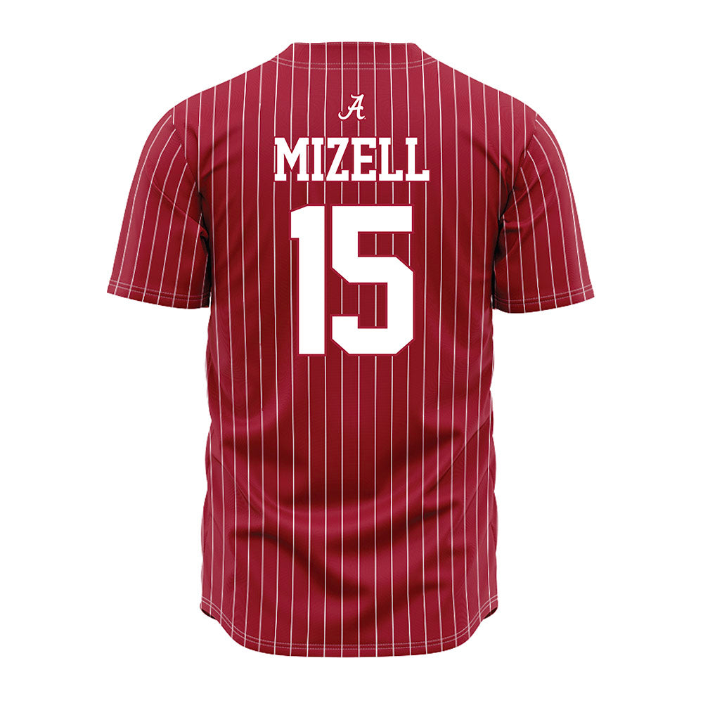 Alabama - NCAA Baseball : Coleman Mizell - Pinstripe Jersey