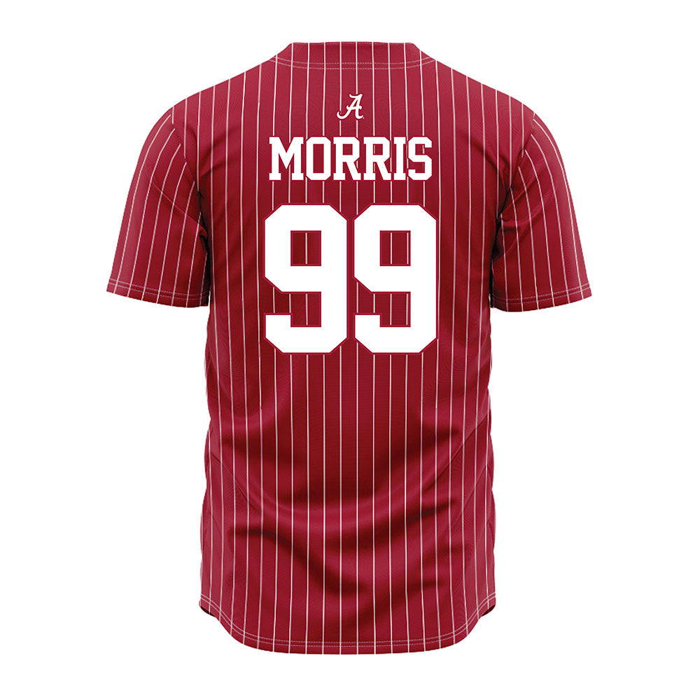 Alabama - NCAA Baseball : Austin Morris - Pinstripe Jersey