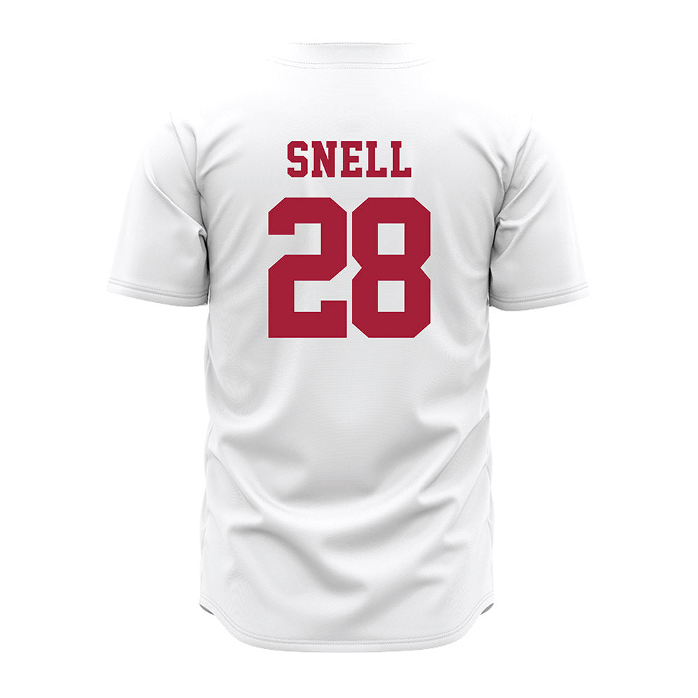 Alabama - NCAA Baseball : Kade Snell - White Jersey