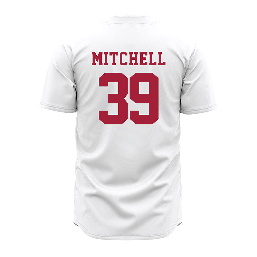 Alabama - NCAA Baseball : Sam Mitchell - White Jersey