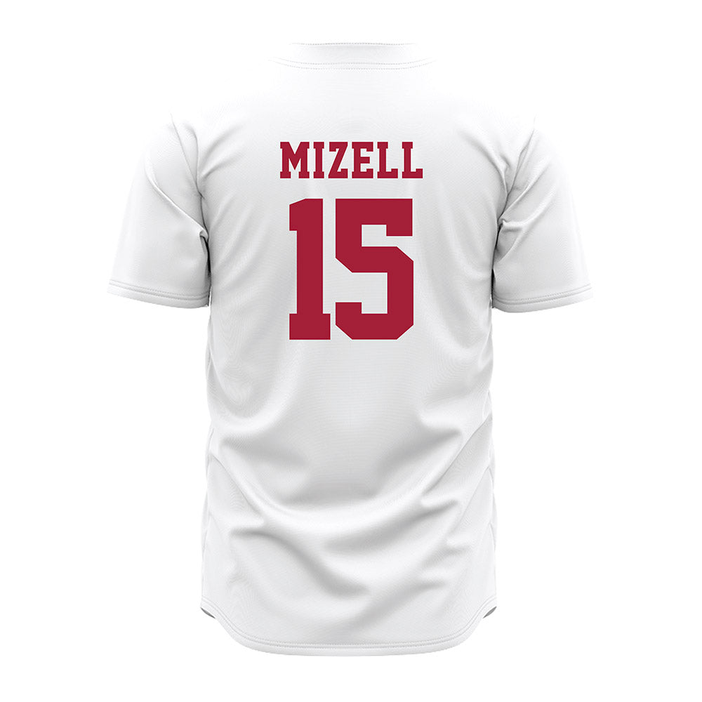 Alabama - NCAA Baseball : Coleman Mizell - White Jersey