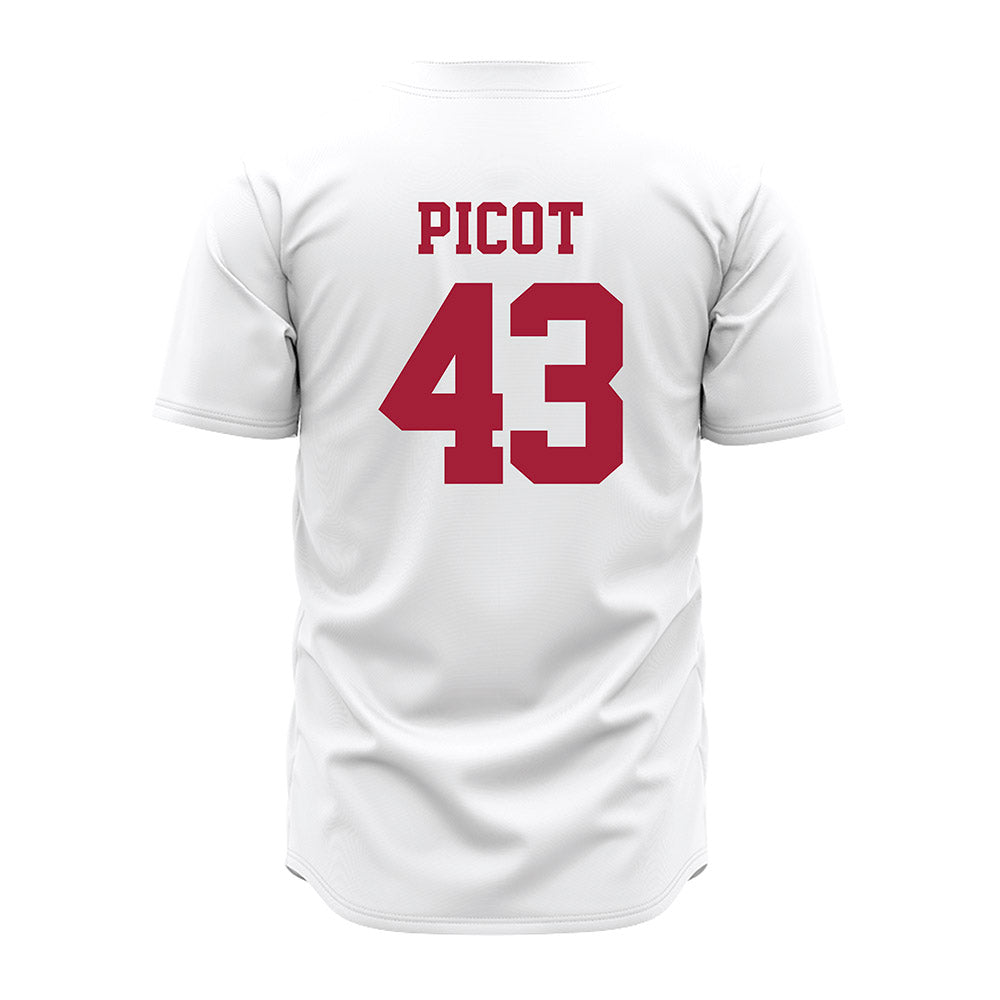 Alabama - NCAA Baseball : Parker Picot - White Jersey