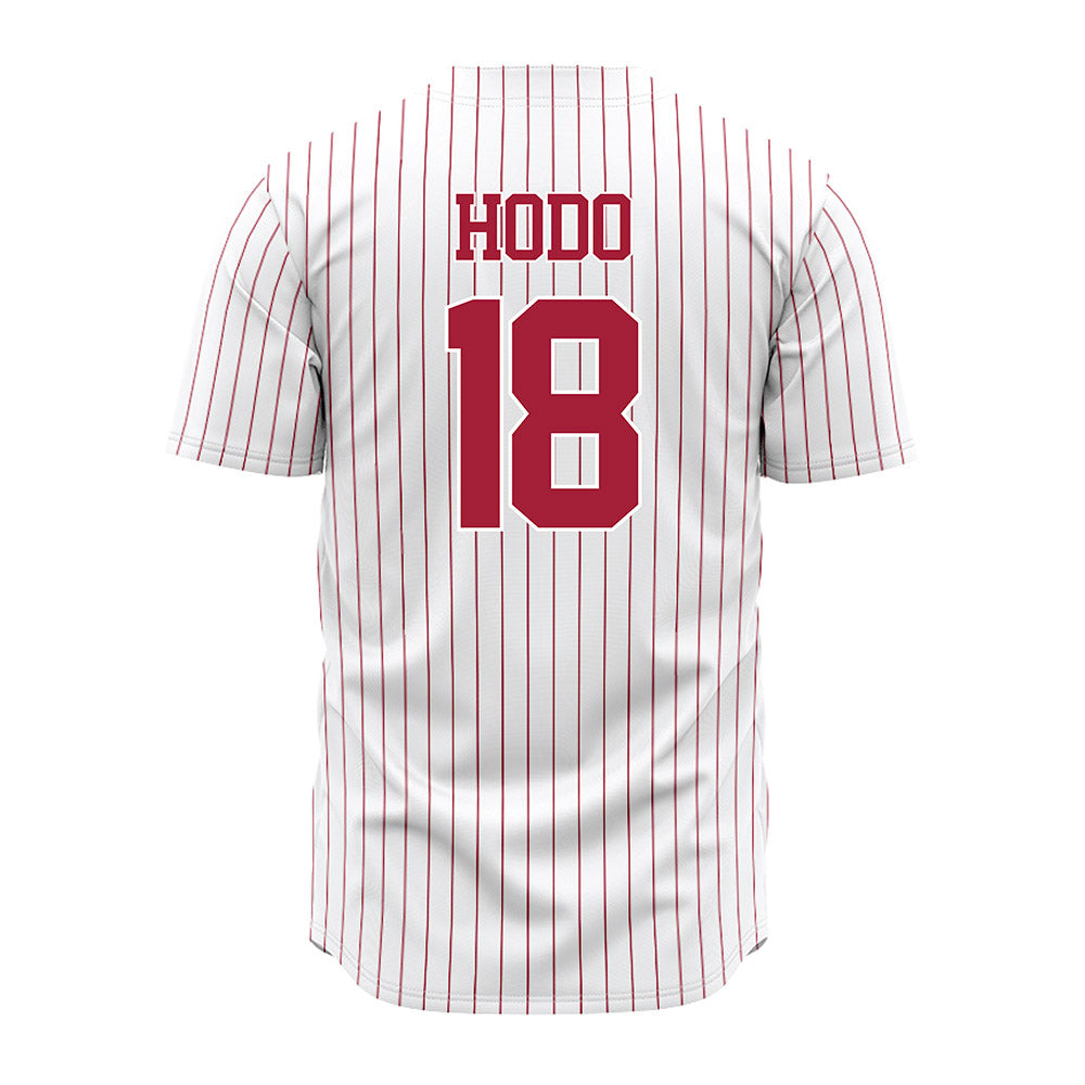 Alabama - NCAA Baseball : Will Hodo - Pinstripe Jersey