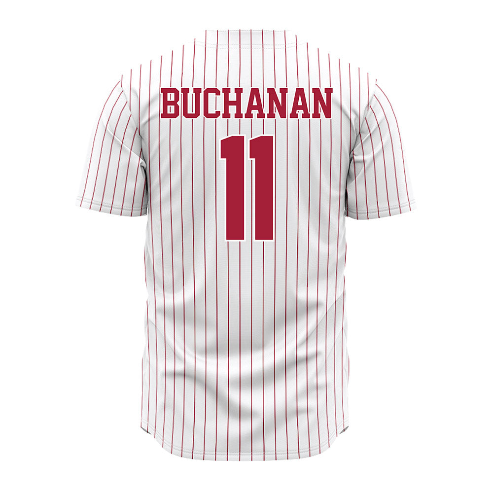 Alabama - NCAA Baseball : Coulson Buchanan - Pinstripe Jersey