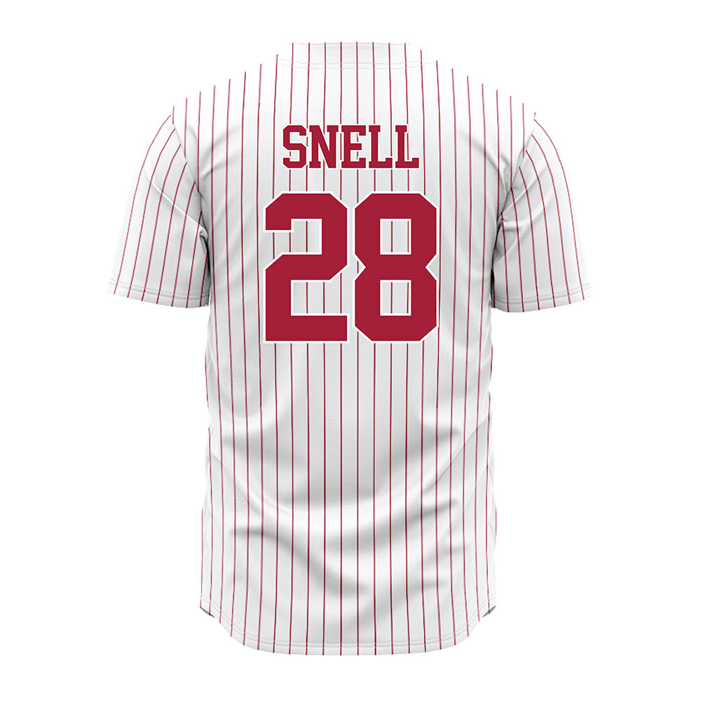 Alabama - NCAA Baseball : Kade Snell - Pinstripe Jersey