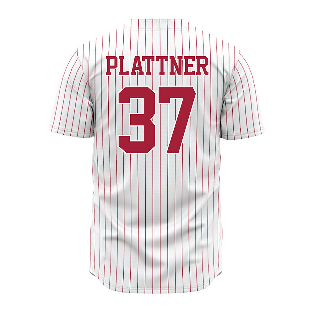 Alabama - NCAA Baseball : Will Plattner - Pinstripe Jersey