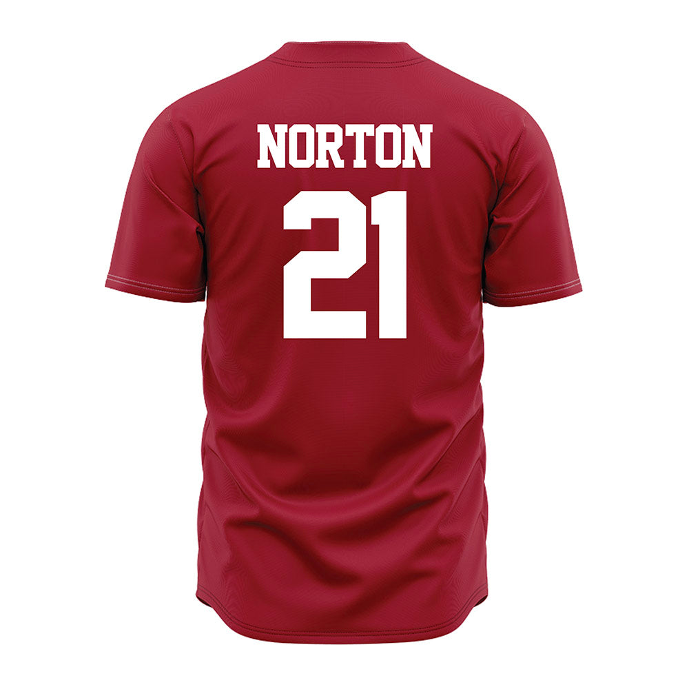 Alabama - NCAA Baseball : Brennen Norton - Red Jersey-1