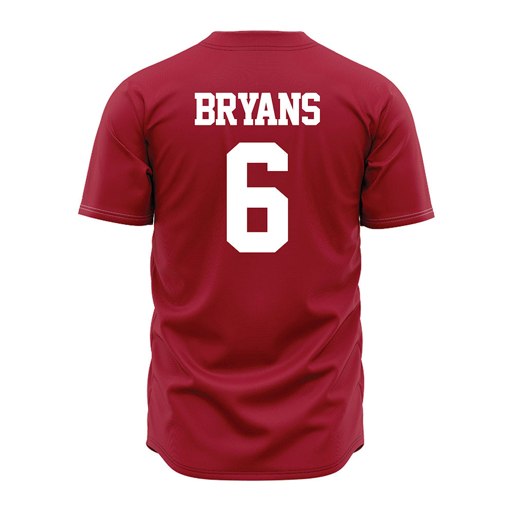 Alabama - NCAA Baseball : Beau Bryans - Red Jersey-1