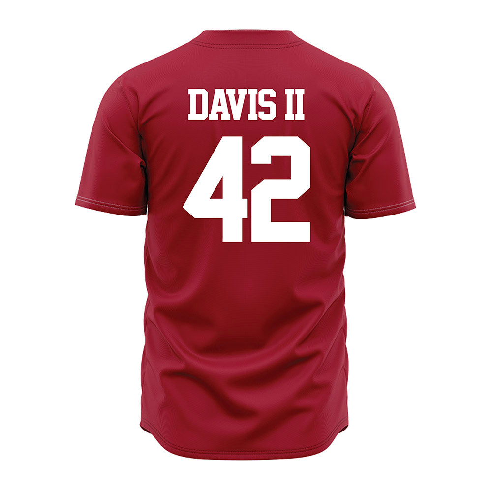Alabama - NCAA Baseball : Alton Davis II - Red Jersey
