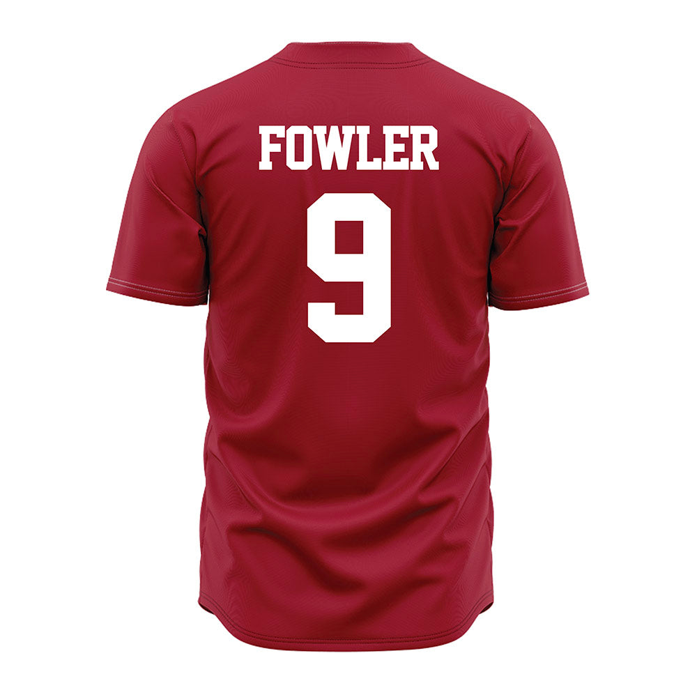 Alabama - NCAA Baseball : Bryce Fowler - Red Jersey-1