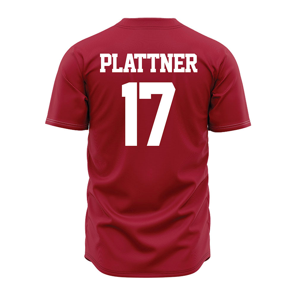 Alabama - NCAA Baseball : Will Plattner - Red Jersey-1