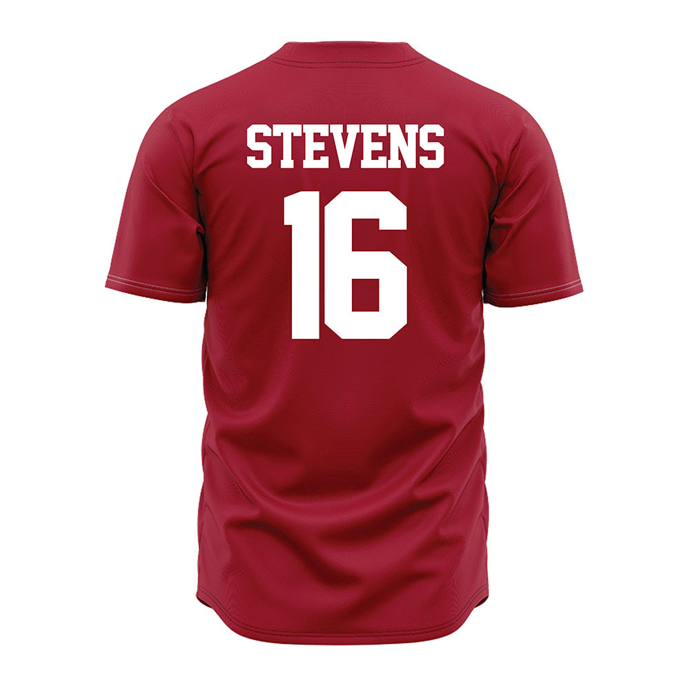 Alabama - NCAA Baseball : Jonathan Stevens - Red Jersey