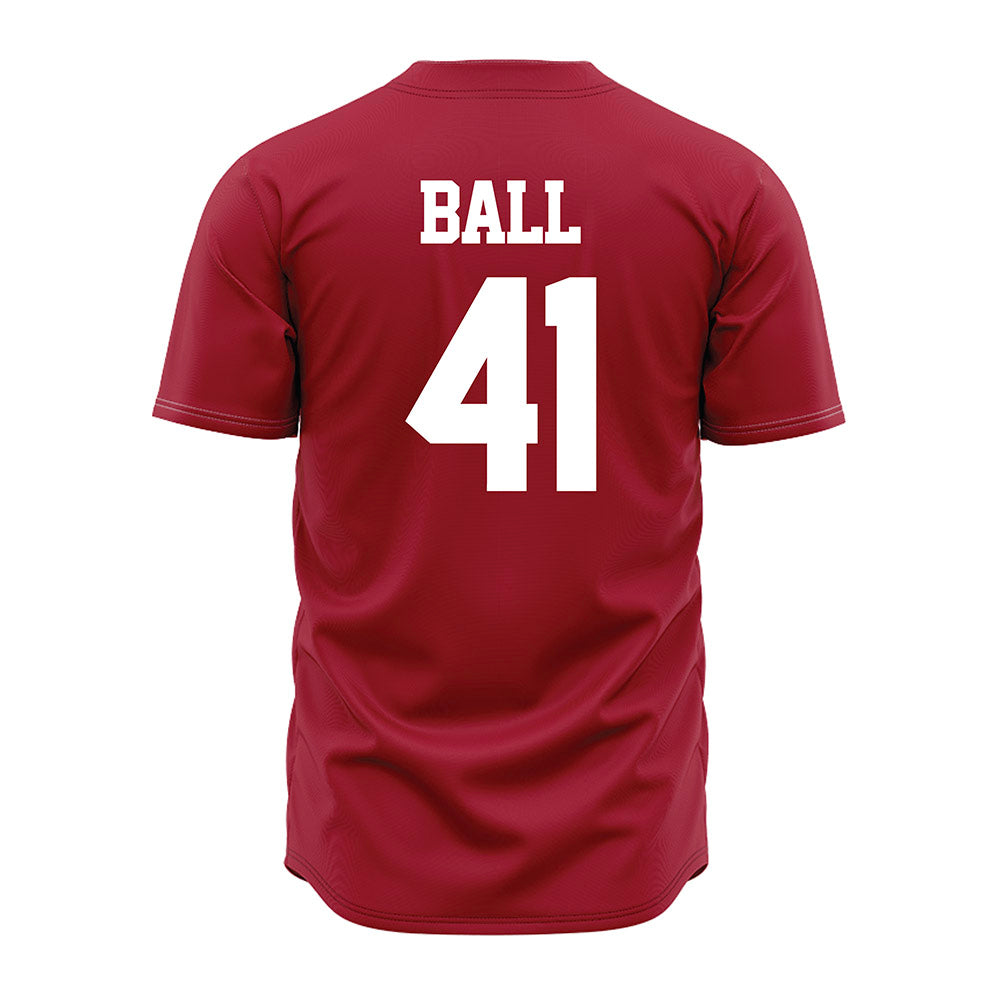 Alabama - NCAA Baseball : Connor Ball - Red Jersey