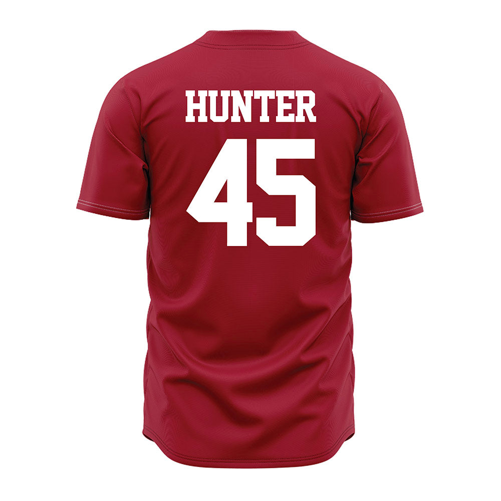 Alabama - NCAA Baseball : Jackson Hunter - Red Jersey-1