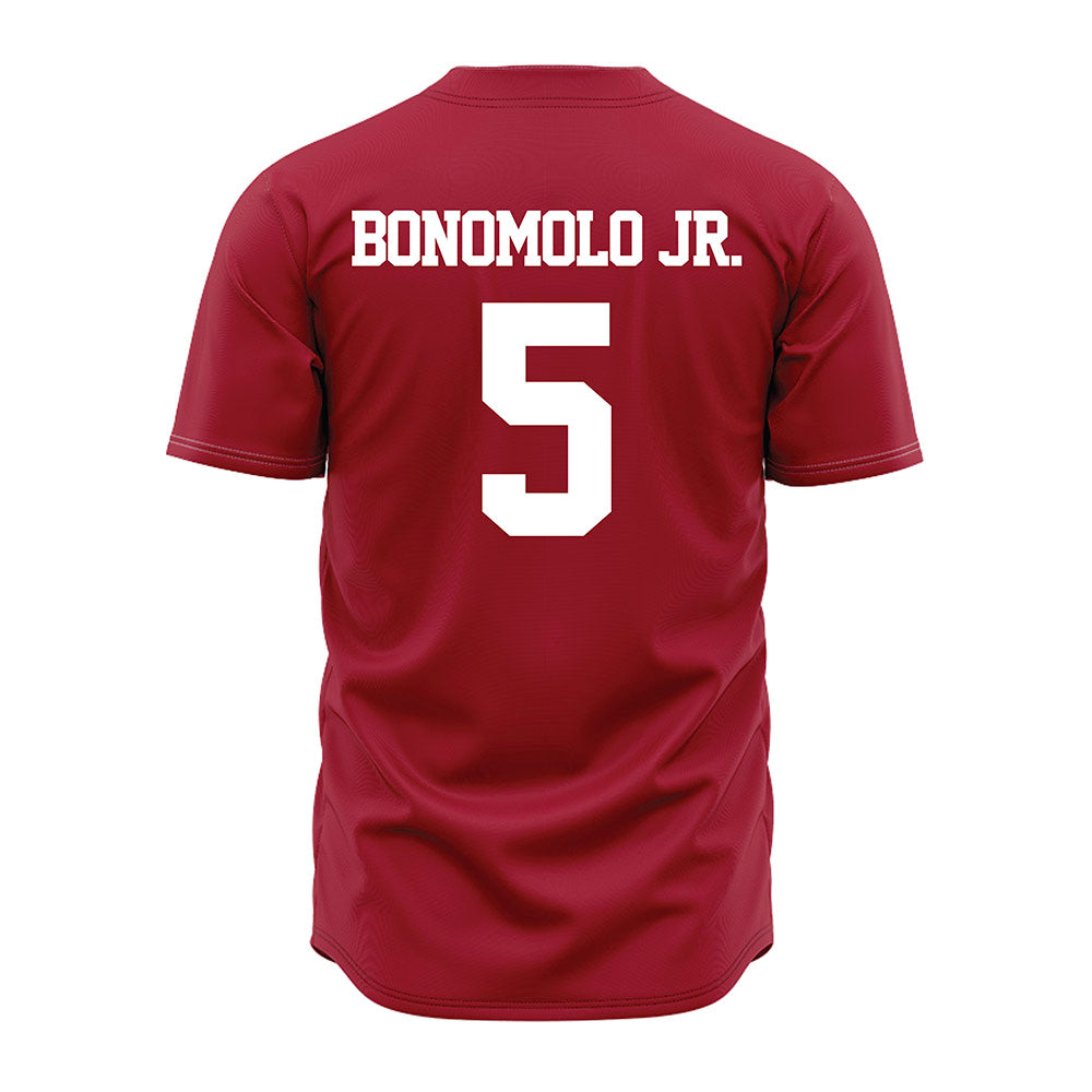 Alabama - NCAA Baseball : Richie Bonomolo Jr. - Red Jersey-1