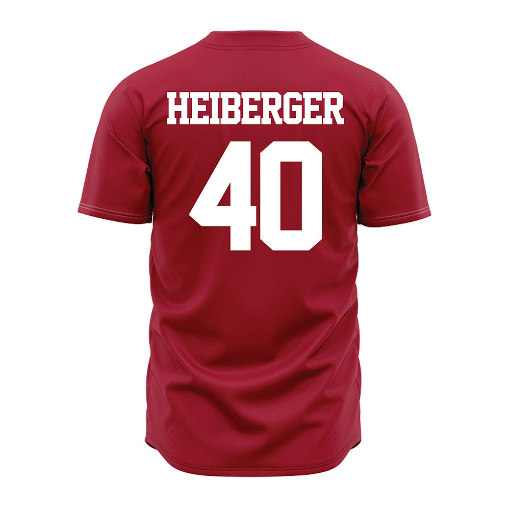 Alabama - NCAA Baseball : Matthew Heiberger - Red Jersey