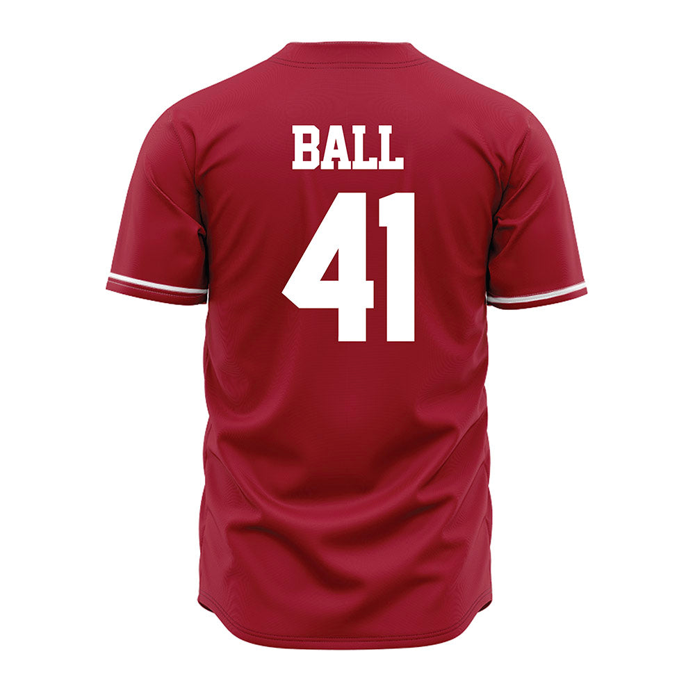 Alabama - NCAA Baseball : Connor Ball - Cardinal Jersey