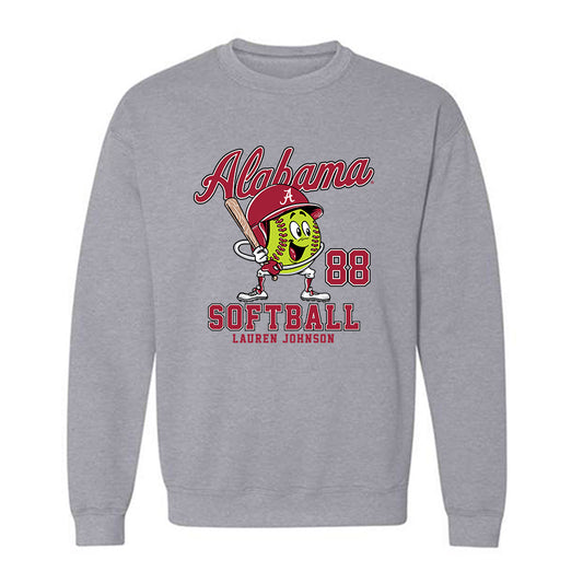 Alabama - NCAA Softball : Lauren Johnson - Fashion Shersey Crewneck Sweatshirt-0
