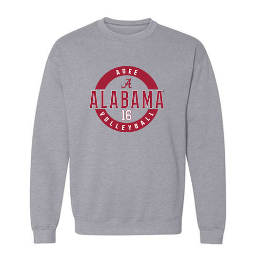 Alabama - NCAA Women's Volleyball : Sophie Agee - Classic Fashion Shersey Crewneck Sweatshirt-0