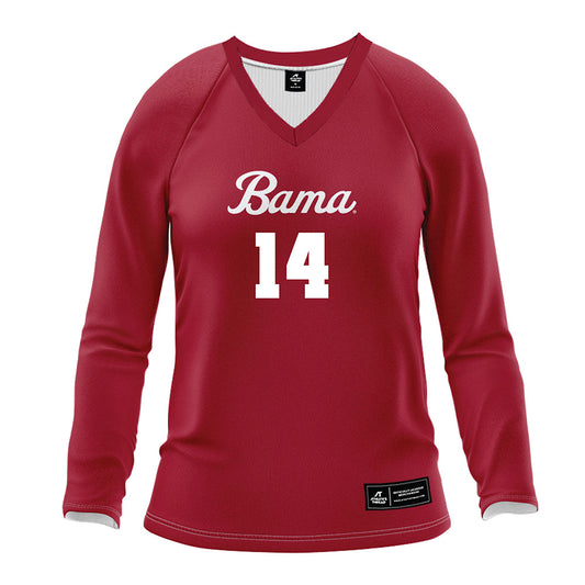 Alabama - NCAA Women's Volleyball : Addison Engel - Crimson Volleyball Jersey