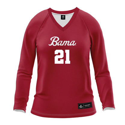 Alabama - NCAA Women's Volleyball : Francesca Bertucci - Crimson Volleyball Jersey