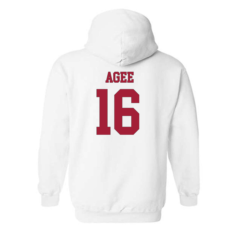 Alabama - NCAA Women's Volleyball : Sophie Agee - Replica Shersey Hooded Sweatshirt-1