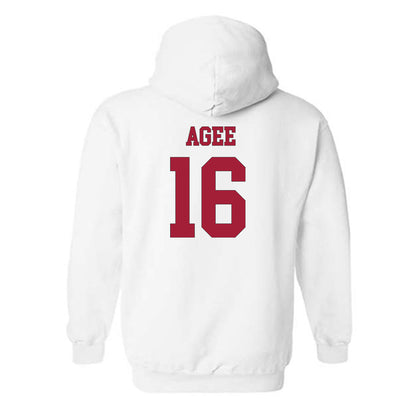 Alabama - NCAA Women's Volleyball : Sophie Agee - Replica Shersey Hooded Sweatshirt-1