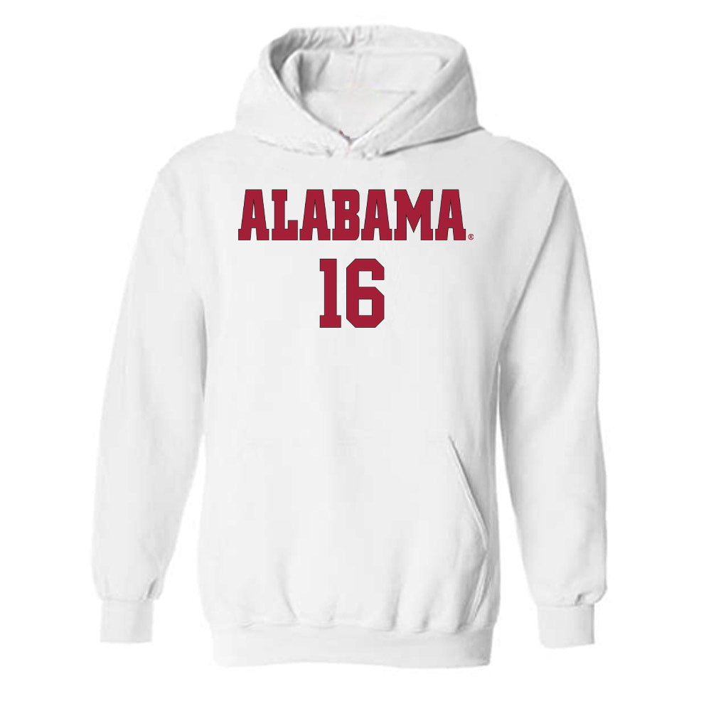 Alabama - NCAA Women's Volleyball : Sophie Agee - Replica Shersey Hooded Sweatshirt-0