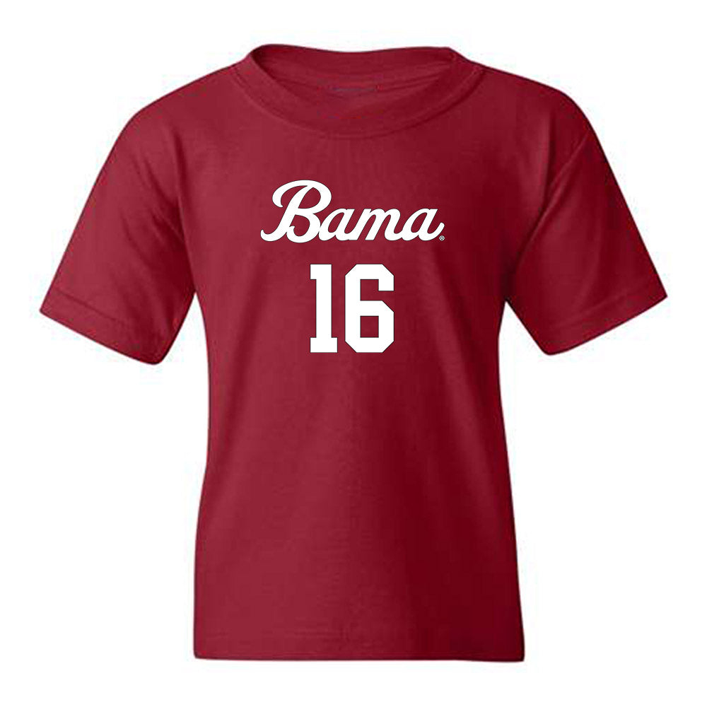 Alabama - NCAA Women's Volleyball : Sophie Agee - Replica Shersey Youth T-Shirt-0