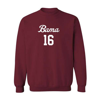 Alabama - NCAA Women's Volleyball : Sophie Agee - Replica Shersey Crewneck Sweatshirt-0