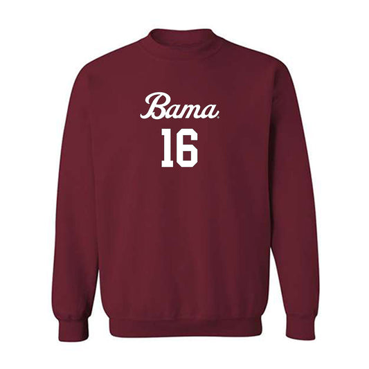 Alabama - NCAA Women's Volleyball : Sophie Agee - Replica Shersey Crewneck Sweatshirt-0