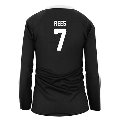 Alabama - NCAA Women's Volleyball : Ellery Rees - Black Volleyball Jersey