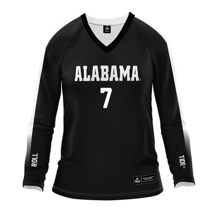 Alabama - NCAA Women's Volleyball : Ellery Rees - Black Volleyball Jersey