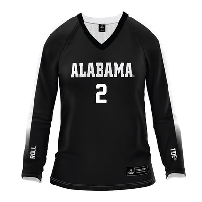 Alabama - NCAA Women's Volleyball : Callie Kieffer - Black Volleyball Jersey