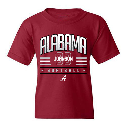 Alabama - NCAA Softball : Lauren Johnson - Classic Fashion Shersey Youth T-Shirt-0