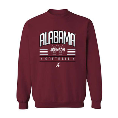 Alabama - NCAA Softball : Lauren Johnson - Classic Fashion Shersey Crewneck Sweatshirt-0