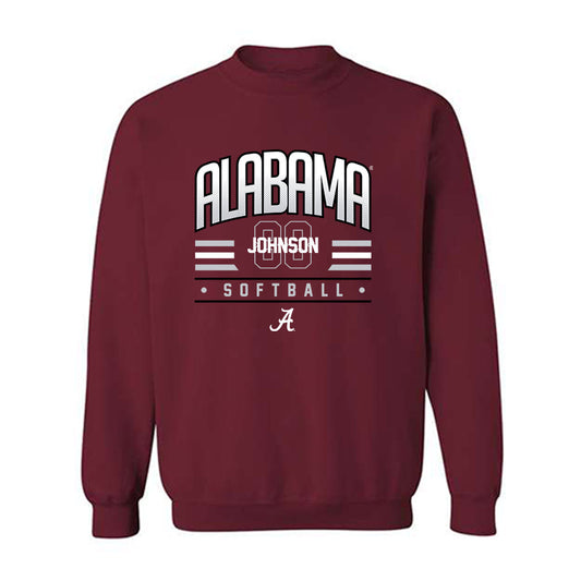 Alabama - NCAA Softball : Lauren Johnson - Classic Fashion Shersey Crewneck Sweatshirt-0