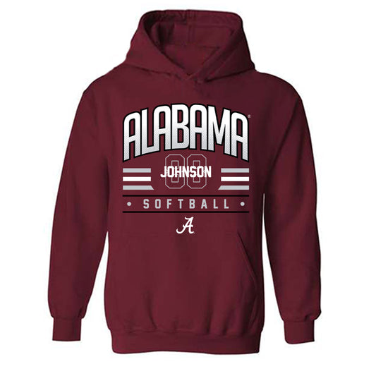 Alabama - NCAA Softball : Lauren Johnson - Classic Fashion Shersey Hooded Sweatshirt-0