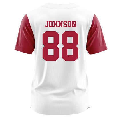 Alabama - NCAA Softball : Lauren Johnson - White Jersey-1