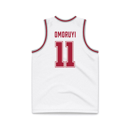 Alabama - NCAA Men's Basketball : Clifford Omoruyi - White Basketball Jersey