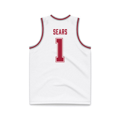 Alabama - NCAA Men's Basketball : Mark Sears - White Basketball Jersey