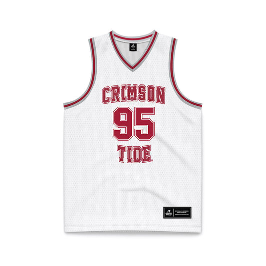 Alabama - NCAA Men's Basketball : Houston Mallette - White Basketball Jersey