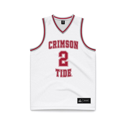 Alabama - NCAA Men's Basketball : Grant Nelson - White Basketball Jersey