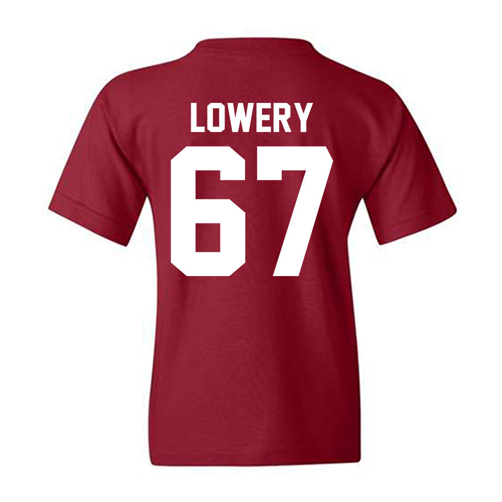 Alabama - NCAA Baseball : Egan Lowery - Classic Shersey Youth T-Shirt-1