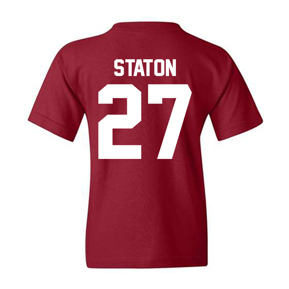 Alabama - NCAA Baseball : Garrett Staton - Classic Shersey Youth T-Shirt-1