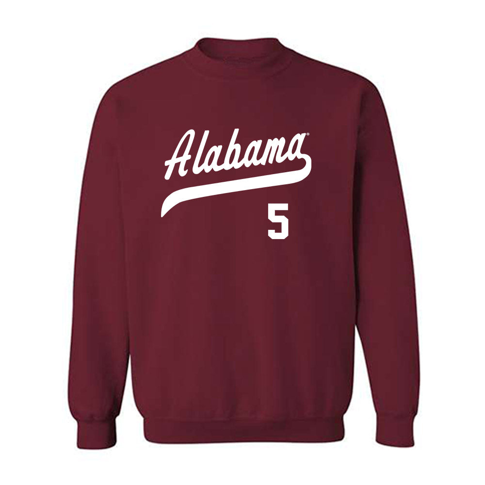 Alabama - NCAA Baseball : Richard Bonomolo Jr. - Classic Shersey Crewneck Sweatshirt-0
